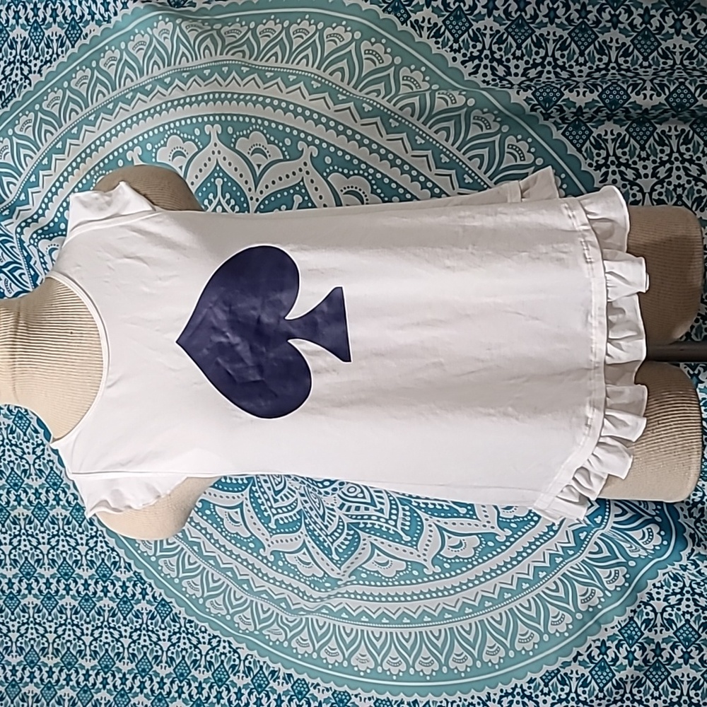 Kate Spade New York Women's White and Navy Top